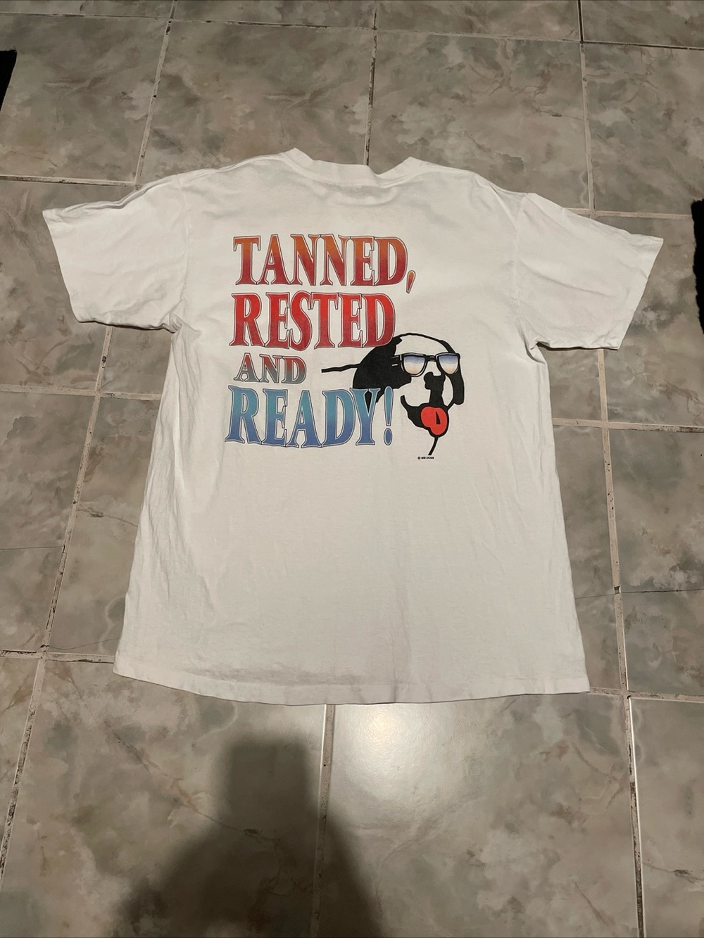 Vintage 90s Big Dogs Single Stitch Graphic T-Shirt SZ L